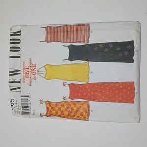 2/$20 Y2K New Look 6865 Sewing Pattern 039363231264